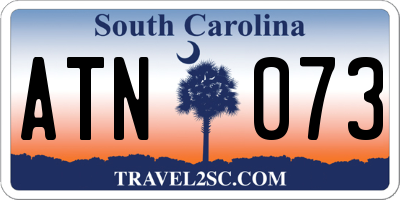 SC license plate ATN073