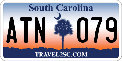 SC license plate ATN079