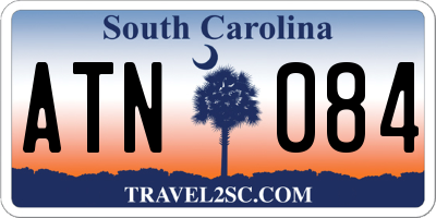 SC license plate ATN084