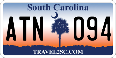 SC license plate ATN094