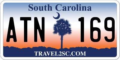 SC license plate ATN169