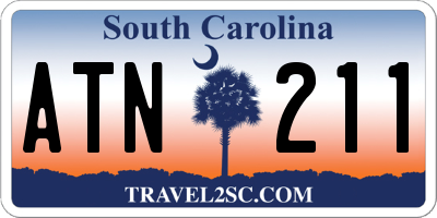 SC license plate ATN211