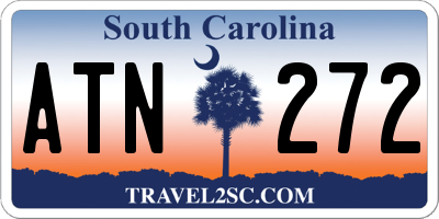 SC license plate ATN272