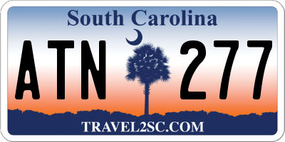 SC license plate ATN277