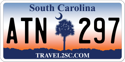 SC license plate ATN297