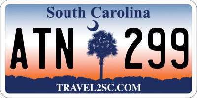 SC license plate ATN299