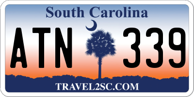 SC license plate ATN339
