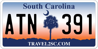 SC license plate ATN391