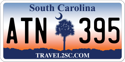 SC license plate ATN395