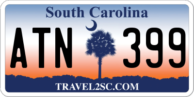 SC license plate ATN399