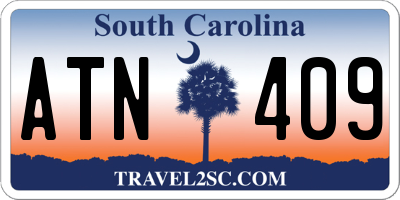 SC license plate ATN409
