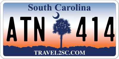 SC license plate ATN414