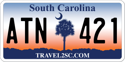 SC license plate ATN421