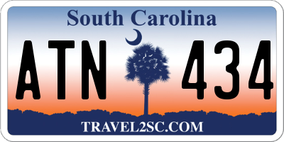 SC license plate ATN434
