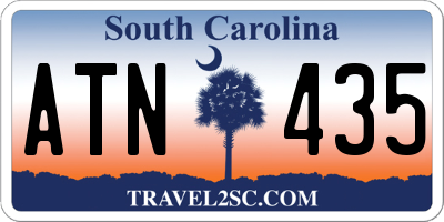 SC license plate ATN435