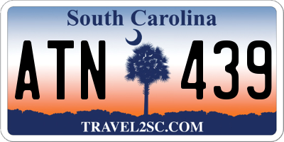 SC license plate ATN439