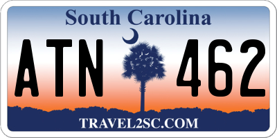 SC license plate ATN462