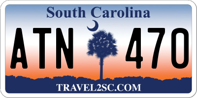 SC license plate ATN470