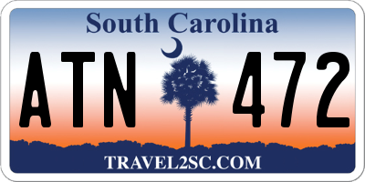 SC license plate ATN472
