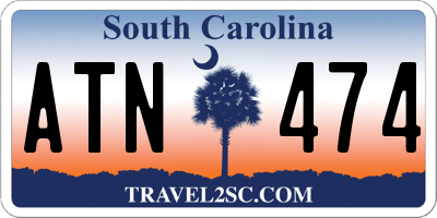 SC license plate ATN474
