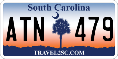 SC license plate ATN479