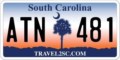 SC license plate ATN481