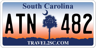 SC license plate ATN482
