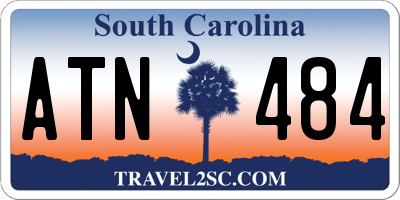 SC license plate ATN484
