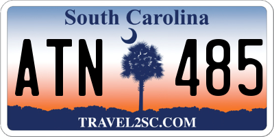 SC license plate ATN485