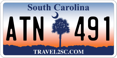 SC license plate ATN491