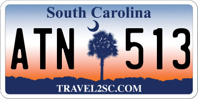 SC license plate ATN513