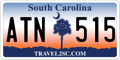 SC license plate ATN515
