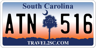 SC license plate ATN516