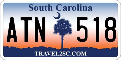 SC license plate ATN518