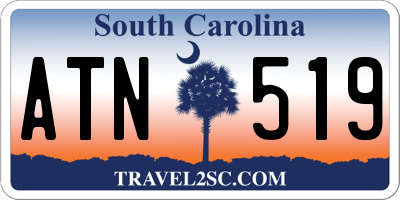 SC license plate ATN519