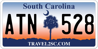 SC license plate ATN528