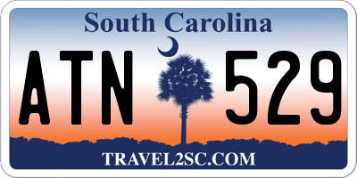 SC license plate ATN529