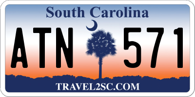 SC license plate ATN571
