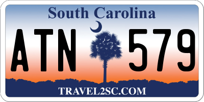 SC license plate ATN579