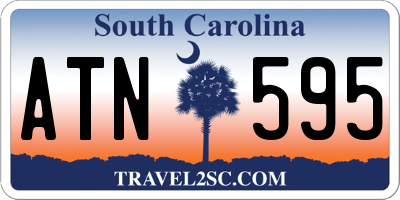 SC license plate ATN595
