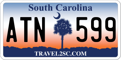 SC license plate ATN599
