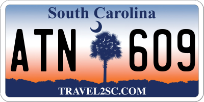 SC license plate ATN609