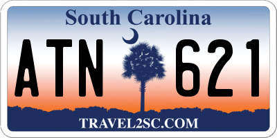 SC license plate ATN621