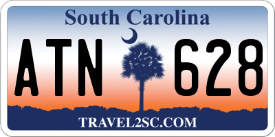 SC license plate ATN628
