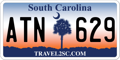 SC license plate ATN629