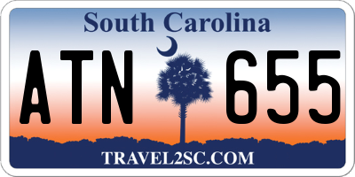 SC license plate ATN655