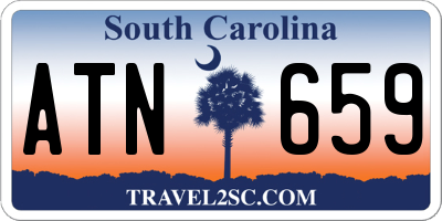 SC license plate ATN659