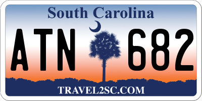 SC license plate ATN682