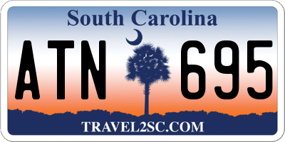 SC license plate ATN695