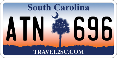 SC license plate ATN696